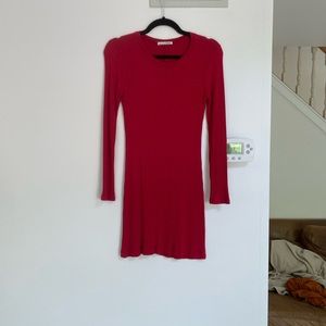 Reformation red dress, never worn or washed
